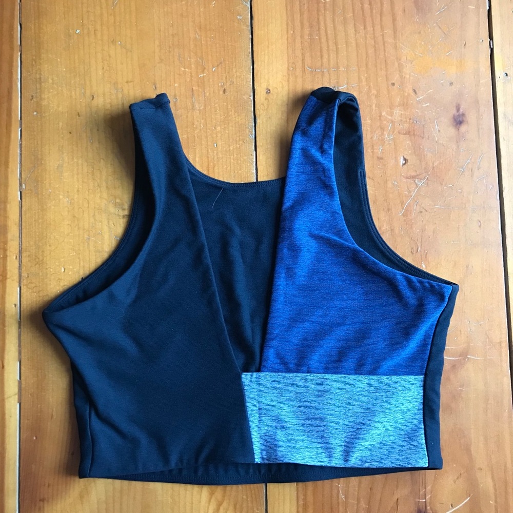 Outdoor Voices Venus Crop - Black/Blue - Small